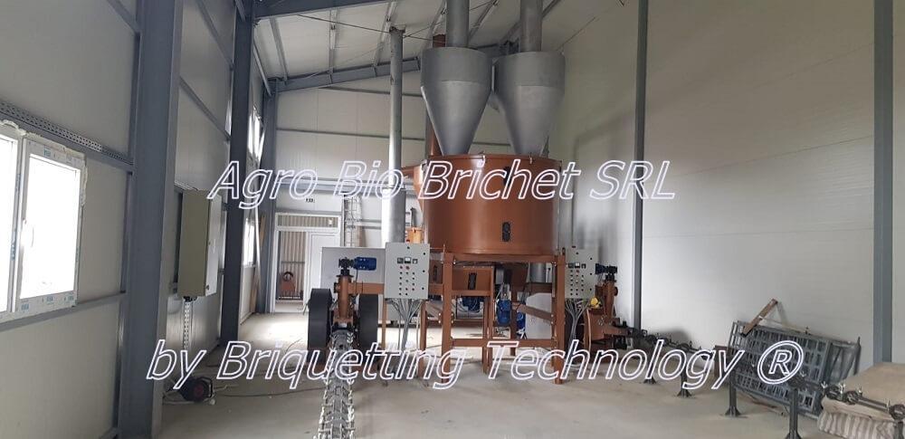 linie brichetare brichete vinetesti 800 1000kg ora