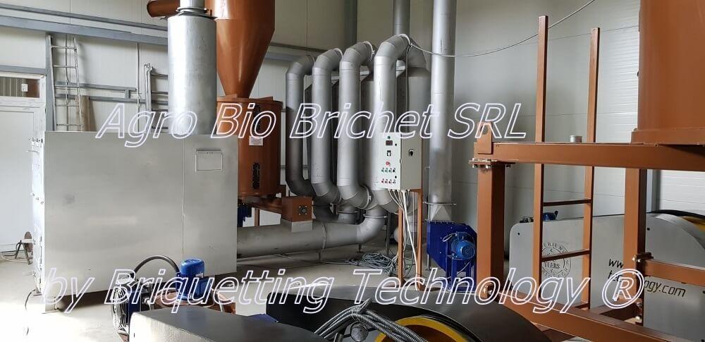 linie brichetare brichete vinetesti 800 1000kg ora