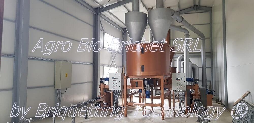 linie brichetare brichete vinetesti 800 1000kg ora