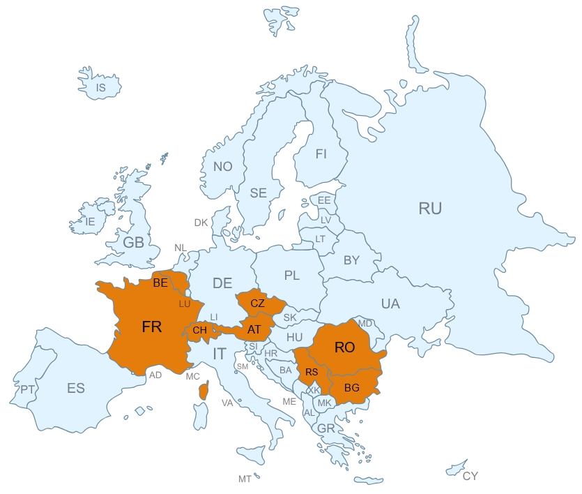 Proiecte Realizate Agro Bio Brichet Romania Harta proiecte realizate Agro Bio Brichet Romania