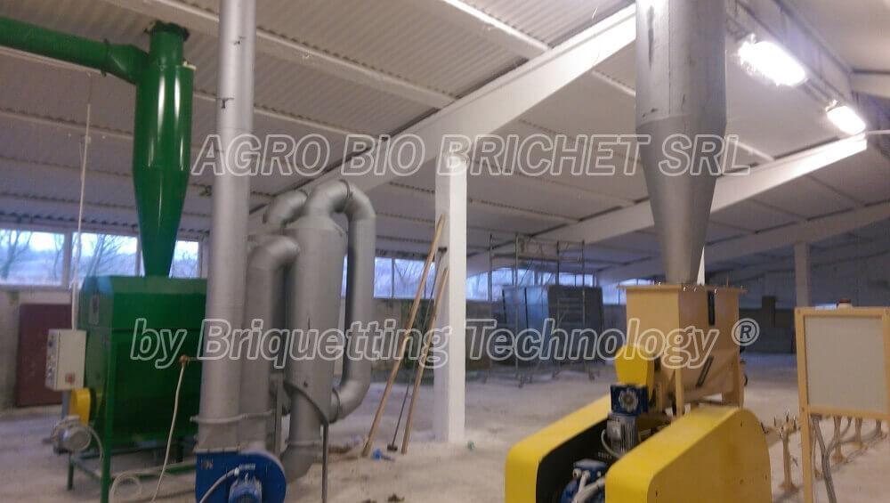 Sawdust briquetting equipment Cernesti