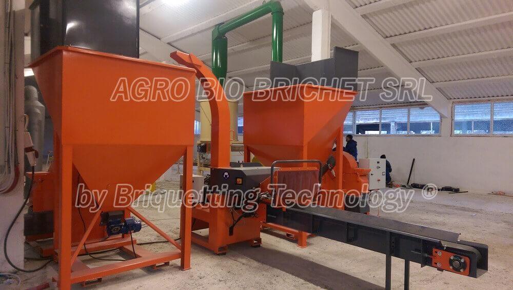 Briquette production machinery Cernesti