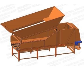 Vibrating sieve CVP-2 for wood chips