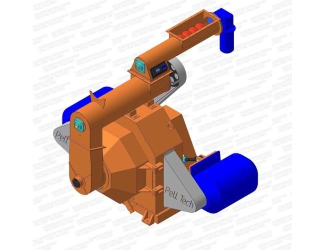 Pellet press for canola-straw-sawdust GRD-1.5