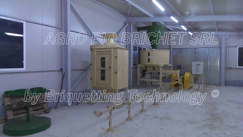 Pelletizing line in Ariciu