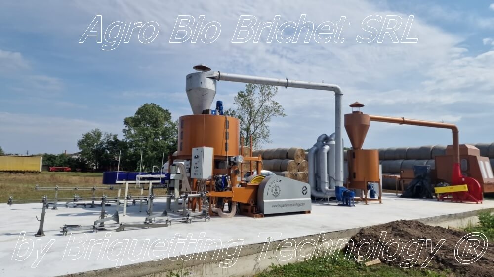 Straw Briquettes Production Line in Chislaz