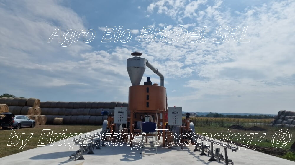 Straw Briquettes Production Line in Chislaz