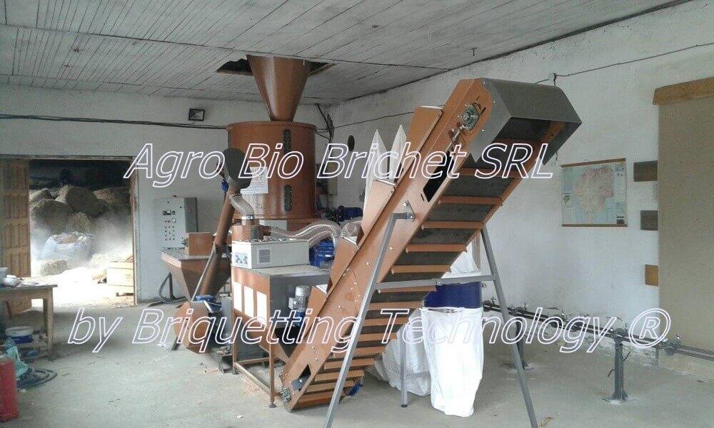 Briquetting and pelletizing line for briquettes and pellets in Sarata