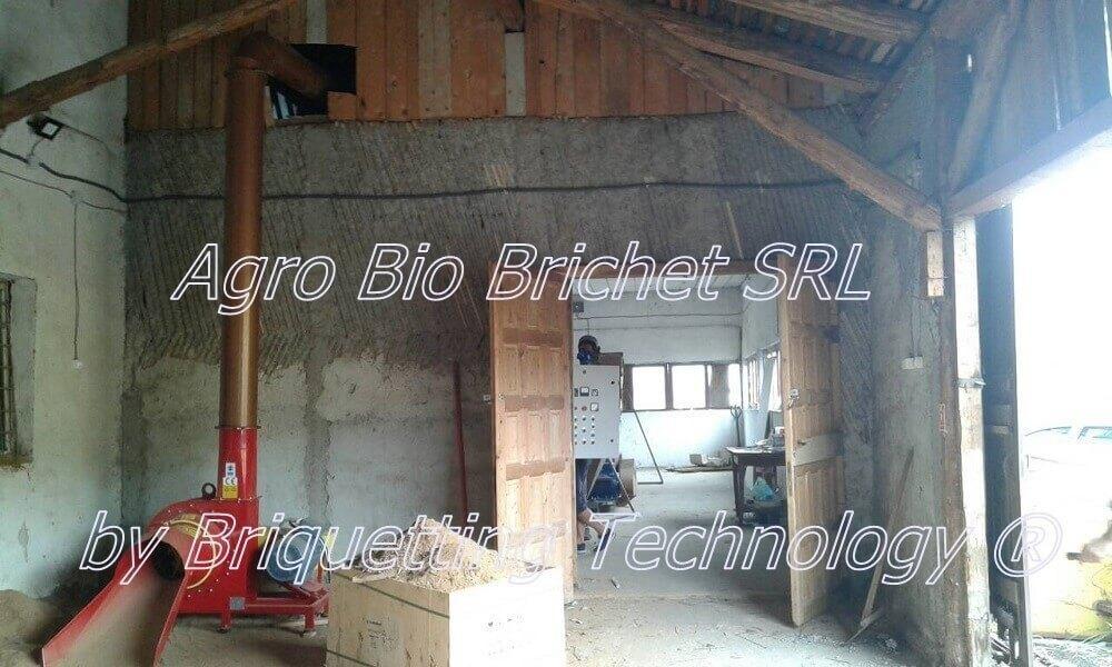 Briquetting and pelletizing line for briquettes and pellets in Sarata