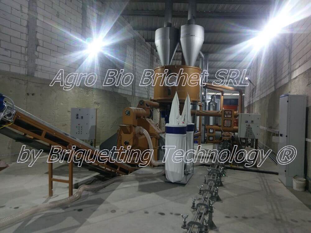 Briquetting and pelleting line in Adunatii-Copaceni