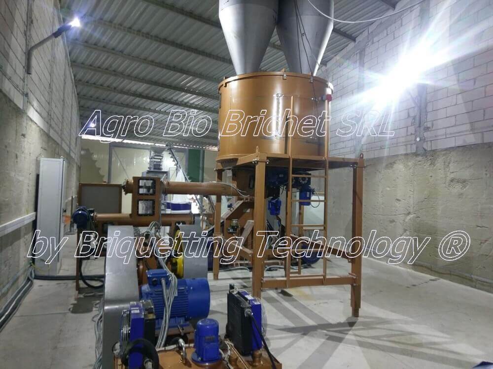 BriqTech mechanical briquetting press model BT-070-800Max