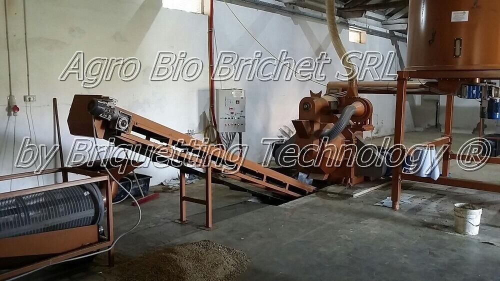 Straw pelletizing line in Lovrin