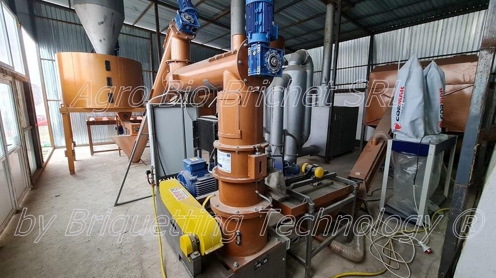 Straw Pelletizing Line in Scarisoara