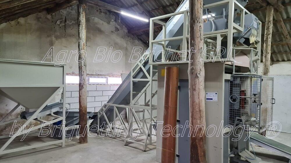 Straw Pelletizing Line in Scarisoara