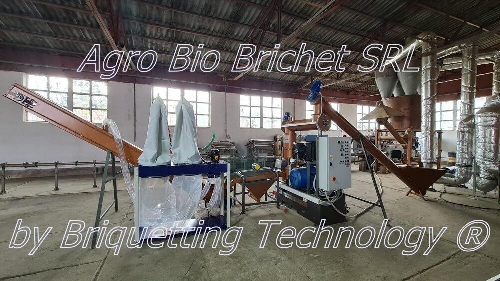 Sawdust pellets in Onești