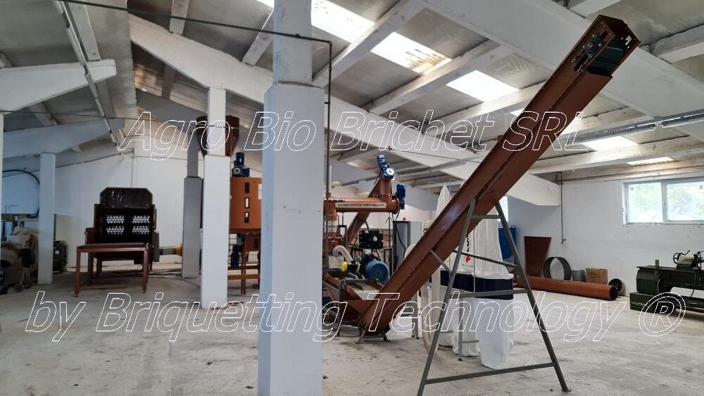 Pelletizing line for straw and alfalfa in Cenei