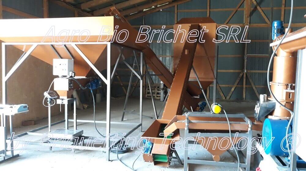 Pellet granulating equipment at Tabărăști