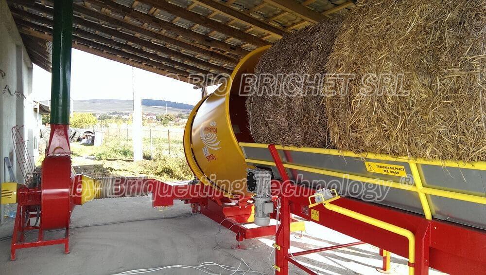 Straw briquetting line in Nazna